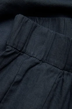 Linnebyxa barrel fit