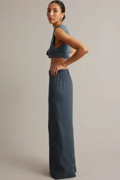 Linnebyxa wide fit
