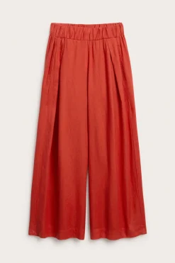 Linnebyxor wide fit