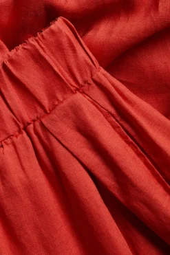 Linnebyxor wide fit