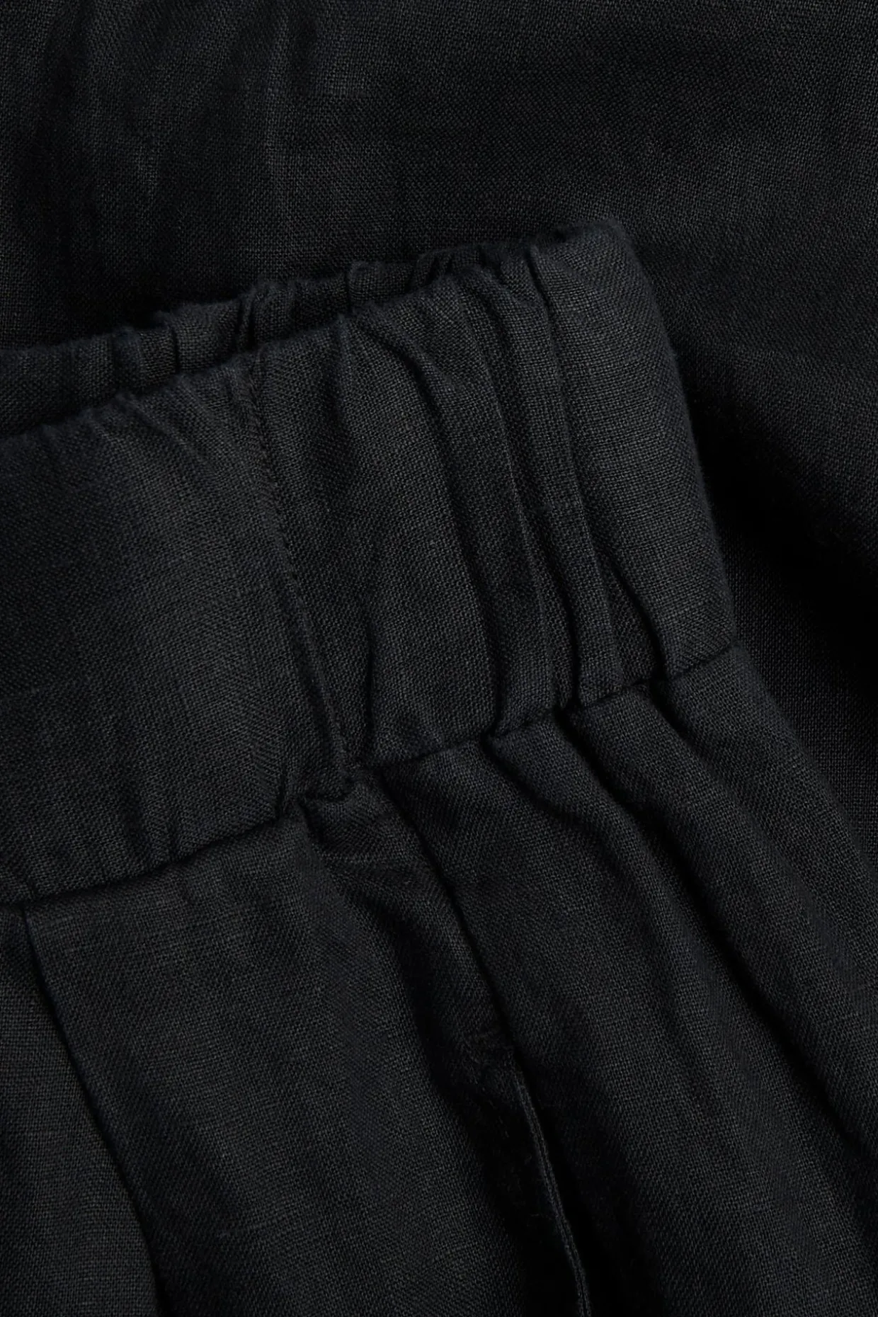 Linnebyxor wide fit