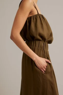 Linnebyxor wide fit