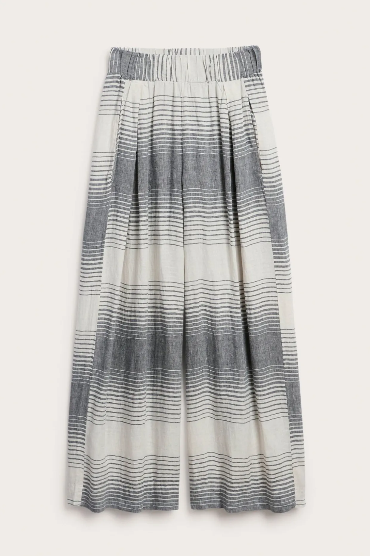 Linnebyxor wide fit