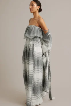 Linnebyxor wide fit