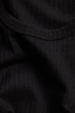Linne i pointelle slim fit