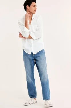 Linneskjorta regular fit