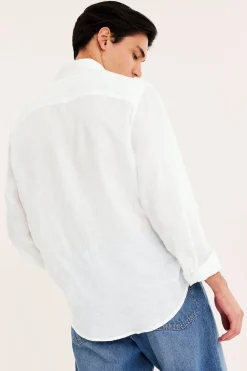 Linneskjorta regular fit