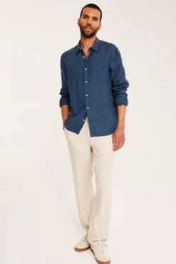 Linneskjorta regular fit