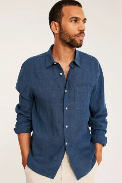 Linneskjorta regular fit