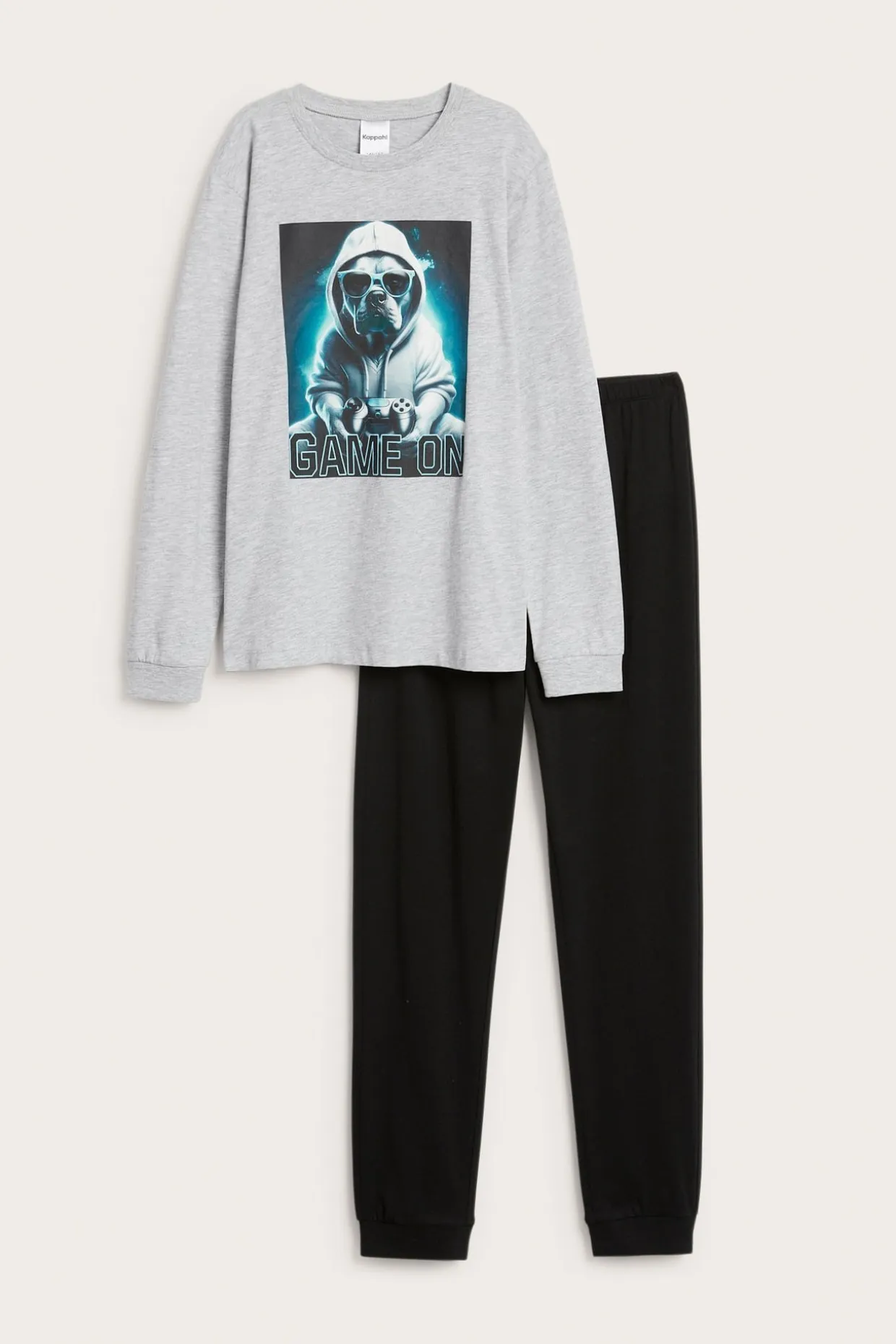 Långärmad pyjamas