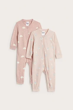 Långärmad pyjamas i 2-pack
