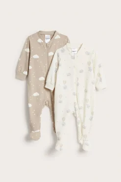 Långärmad pyjamas i 2-pack