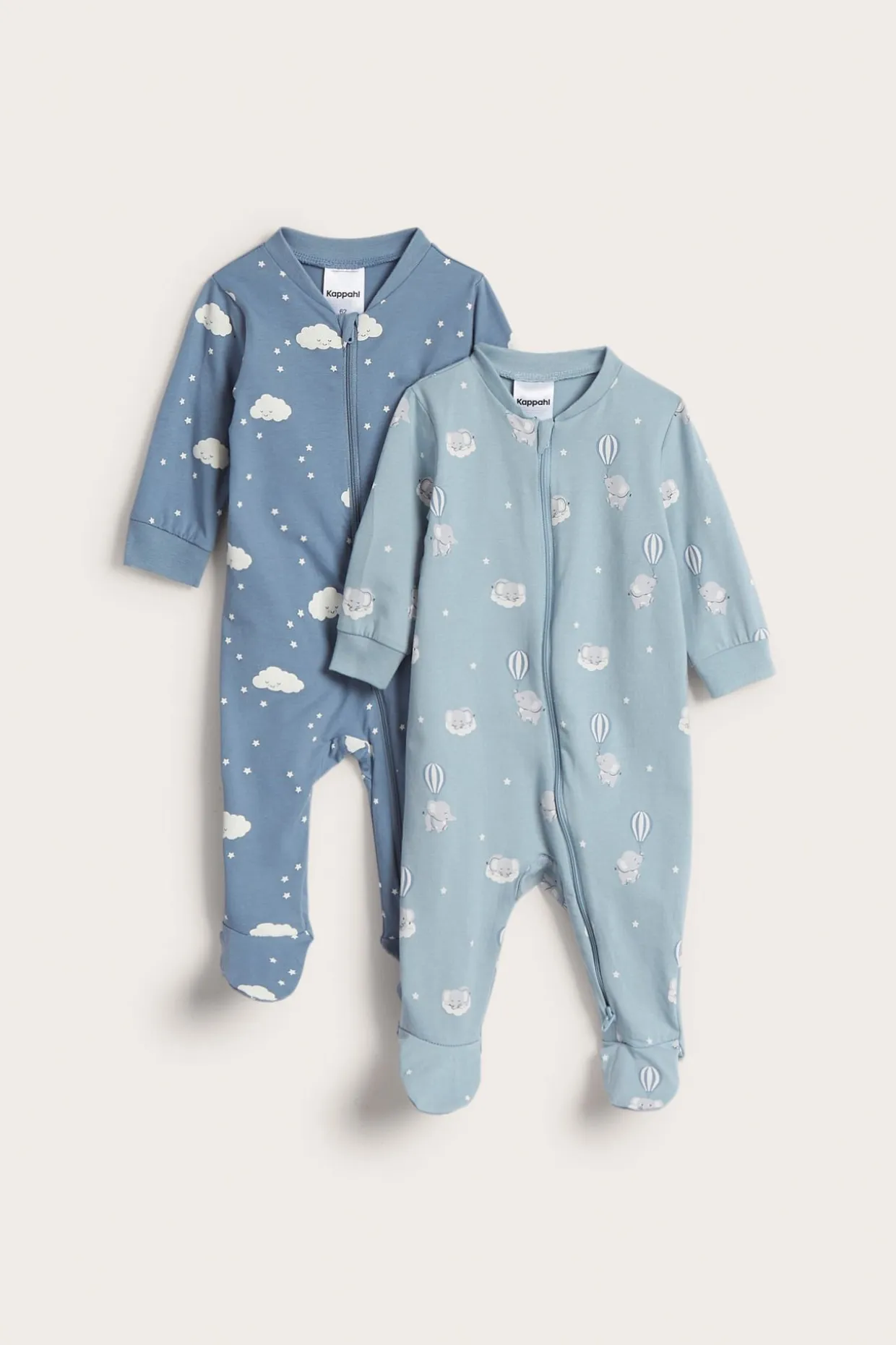 Långärmad pyjamas i 2-pack