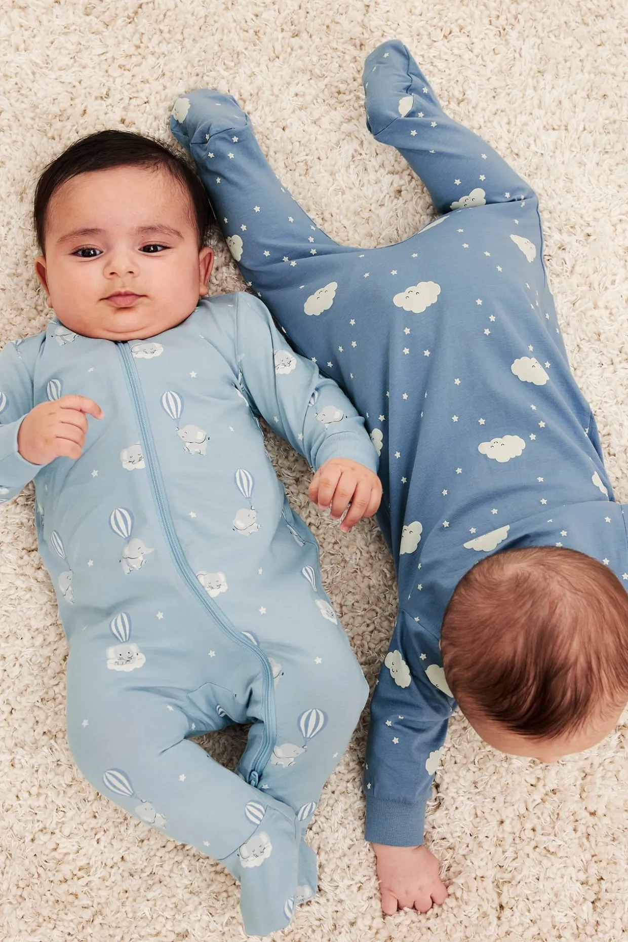 Långärmad pyjamas i 2-pack