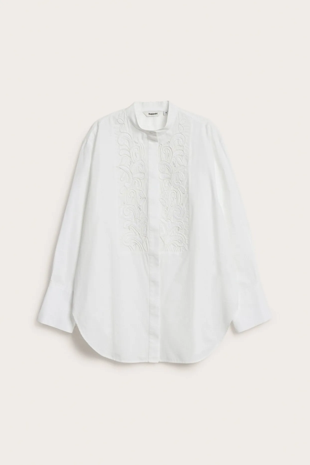 Lång skjorta med broderier
