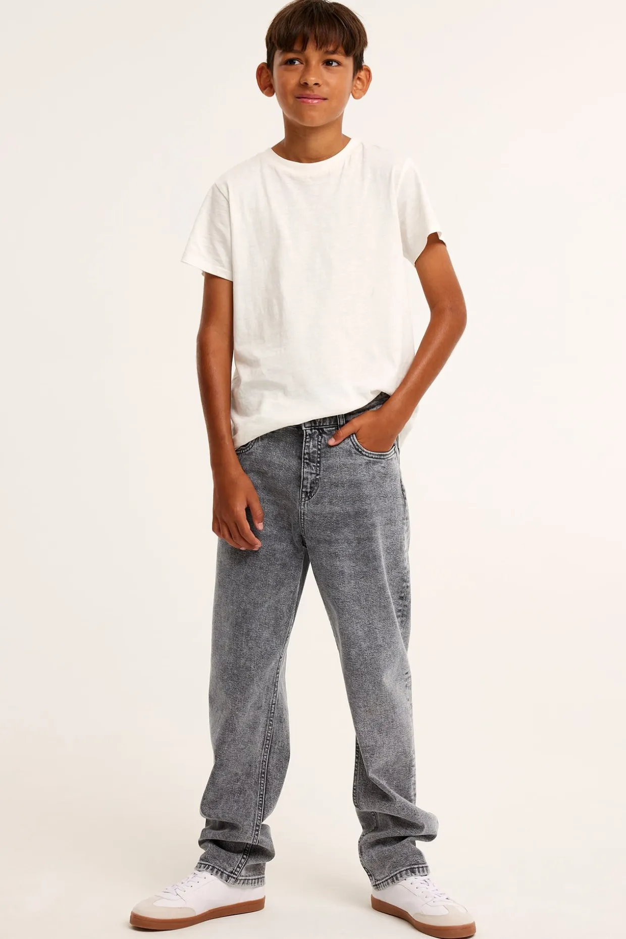 Loose jeans mid waist