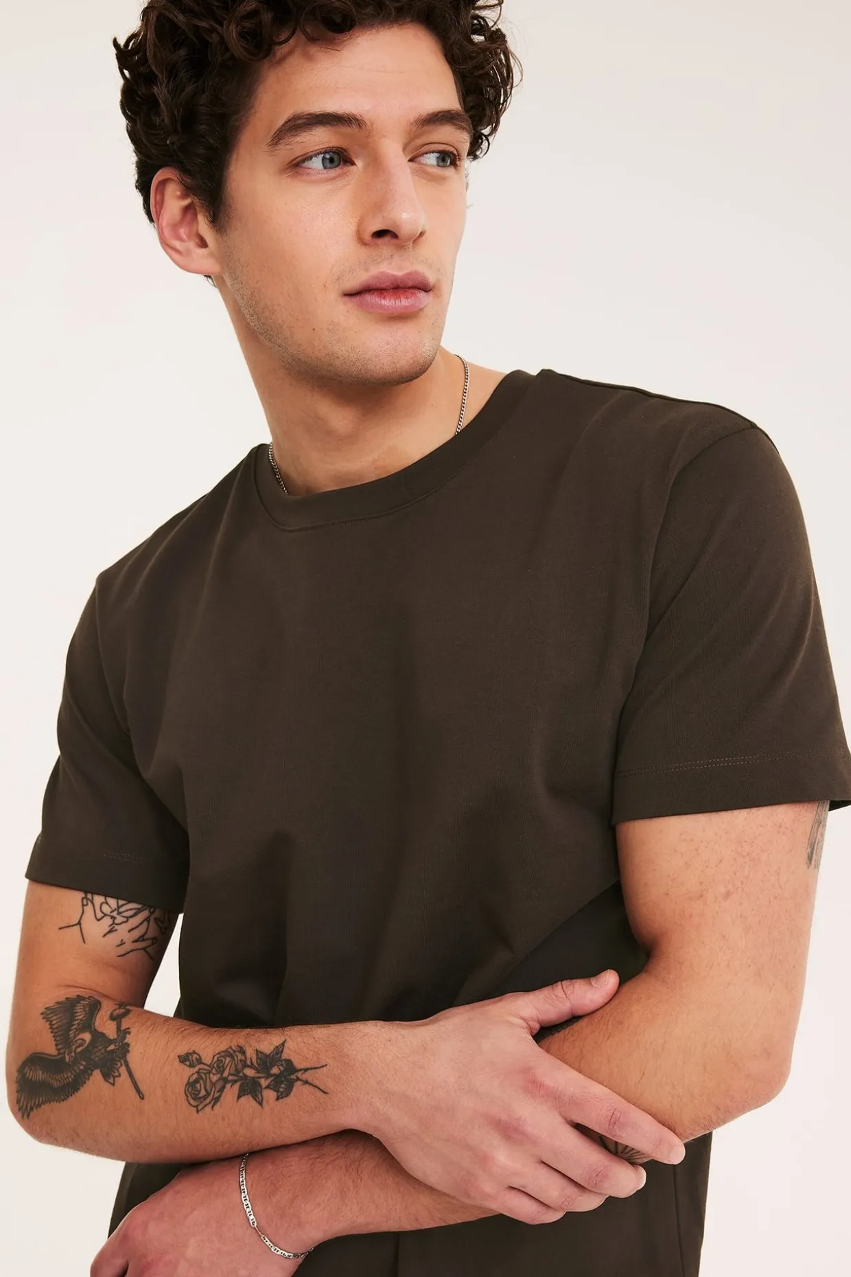 Loose t-shirt i bomull