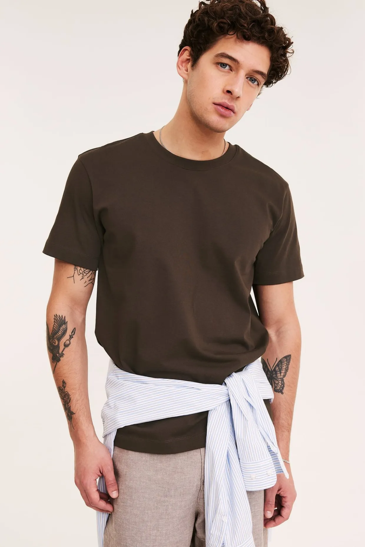 Loose t-shirt i bomull