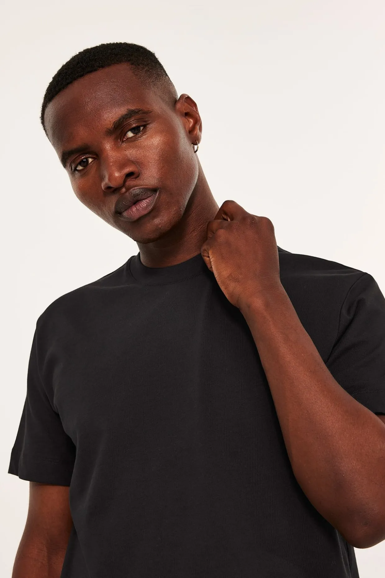 Loose t-shirt i bomull