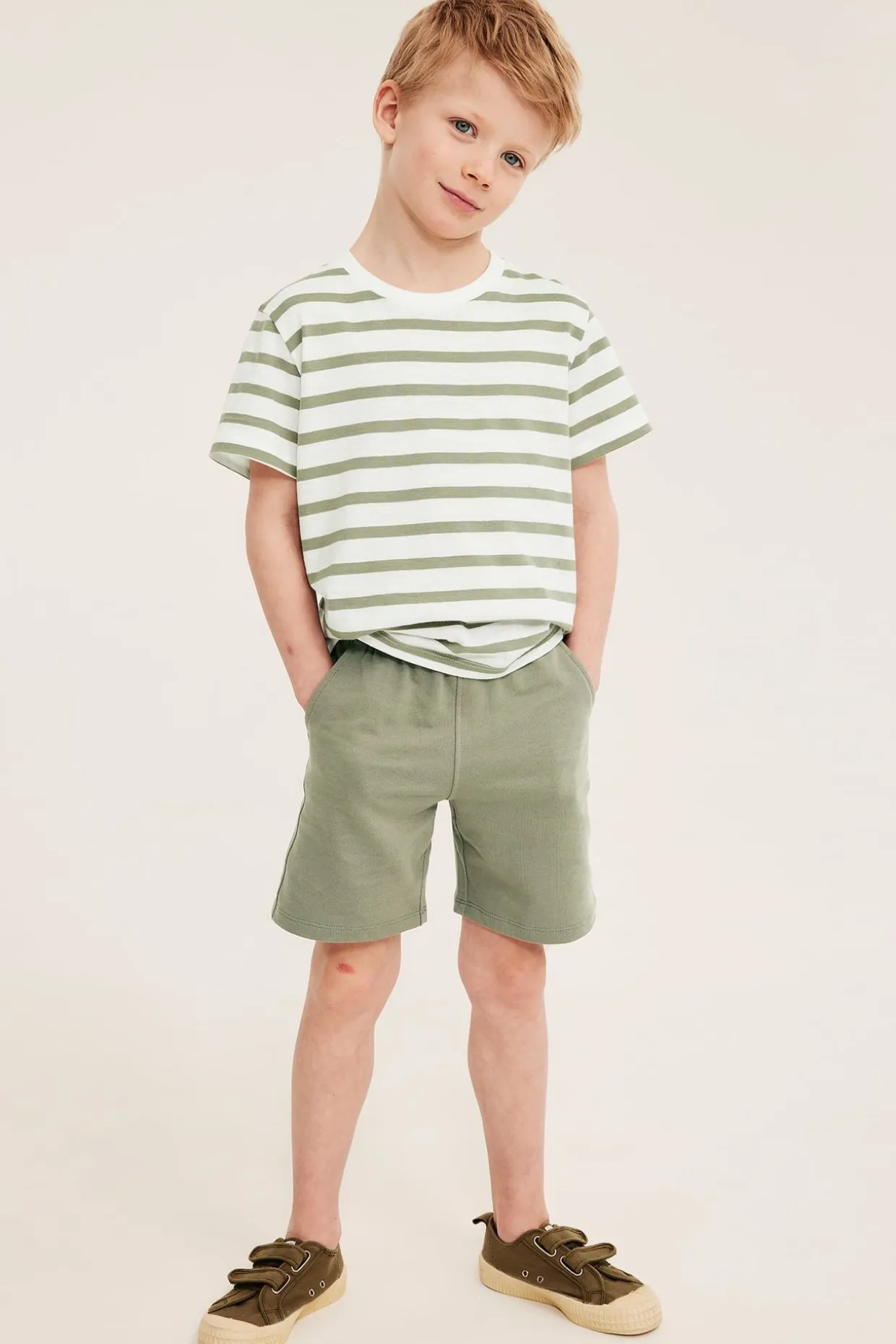 Mjukisshorts i bomull
