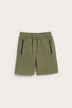 Mjukisshorts med fickor