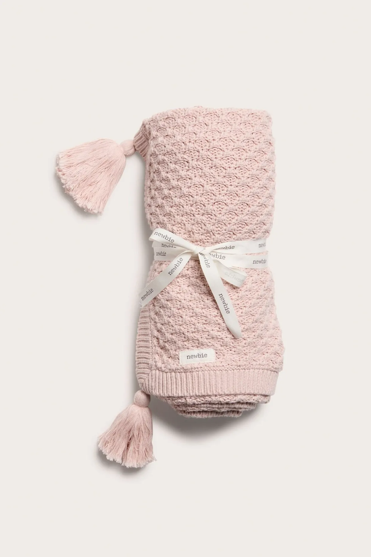 Mönsterstickad filt baby