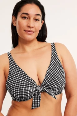 Mönstrad bikini-bh