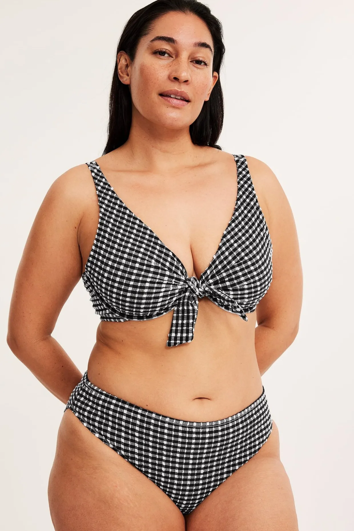 Mönstrad bikini-bh