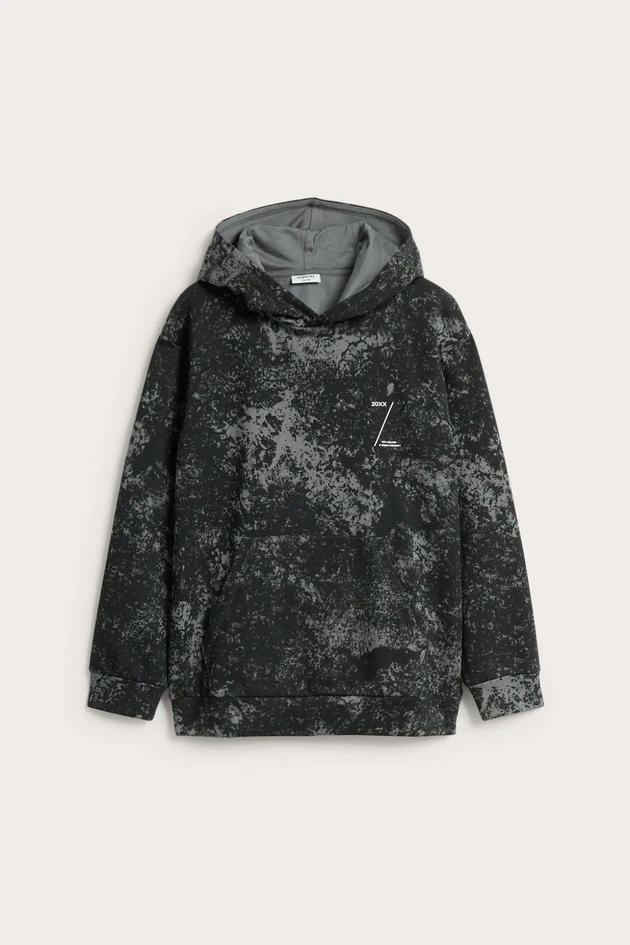 Mönstrad hoodie