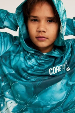 Mönstrad hoodie i WCT