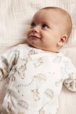 Mönstrad omlottbody baby