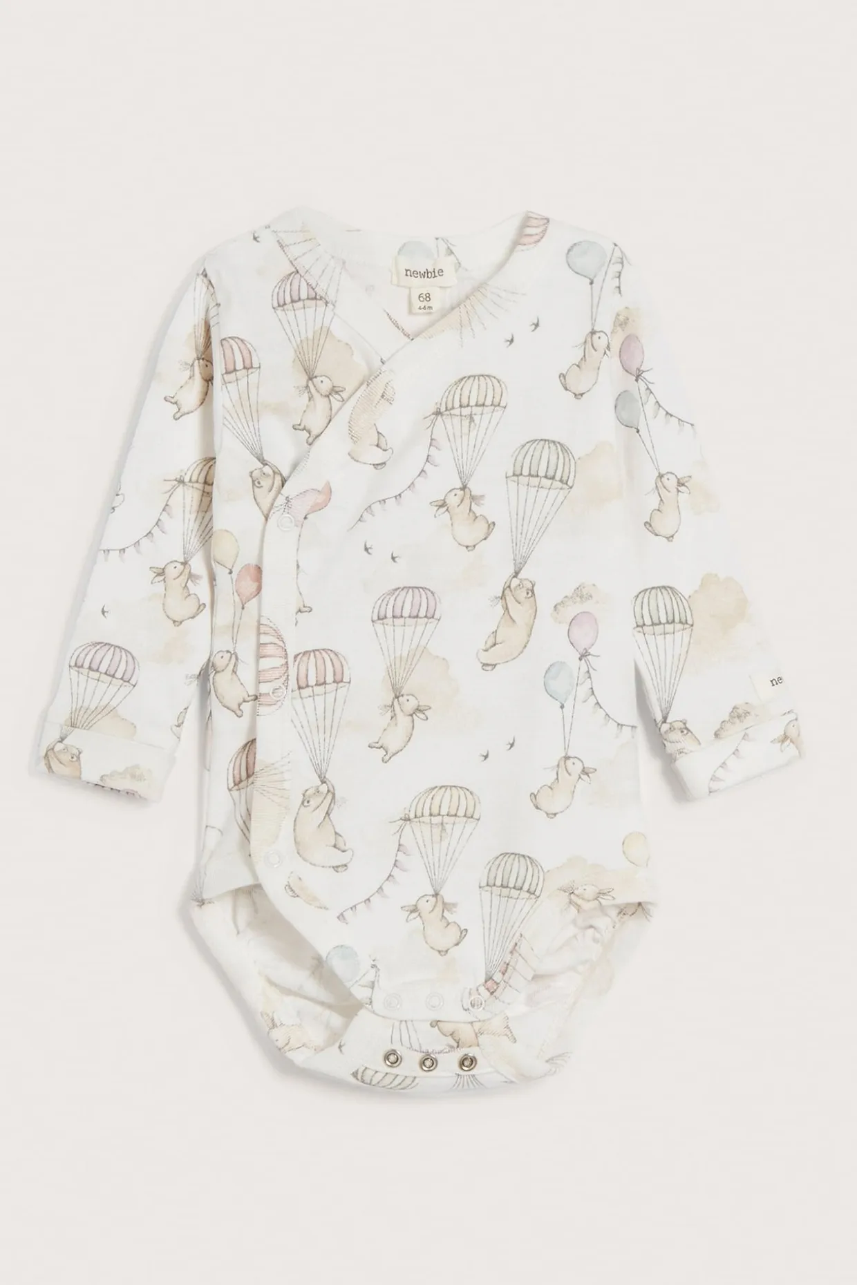 Mönstrad omlottbody baby