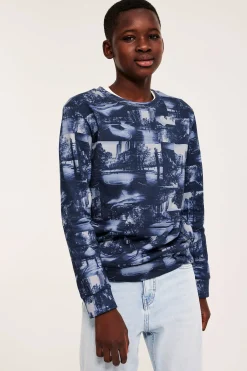 Mönstrad sweatshirt
