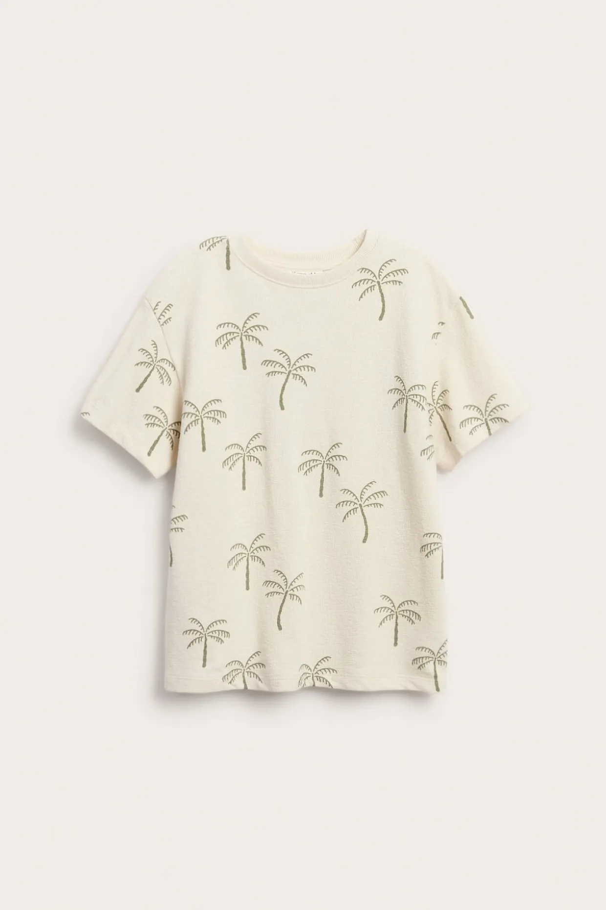 Mönstrad t-shirt i bomull