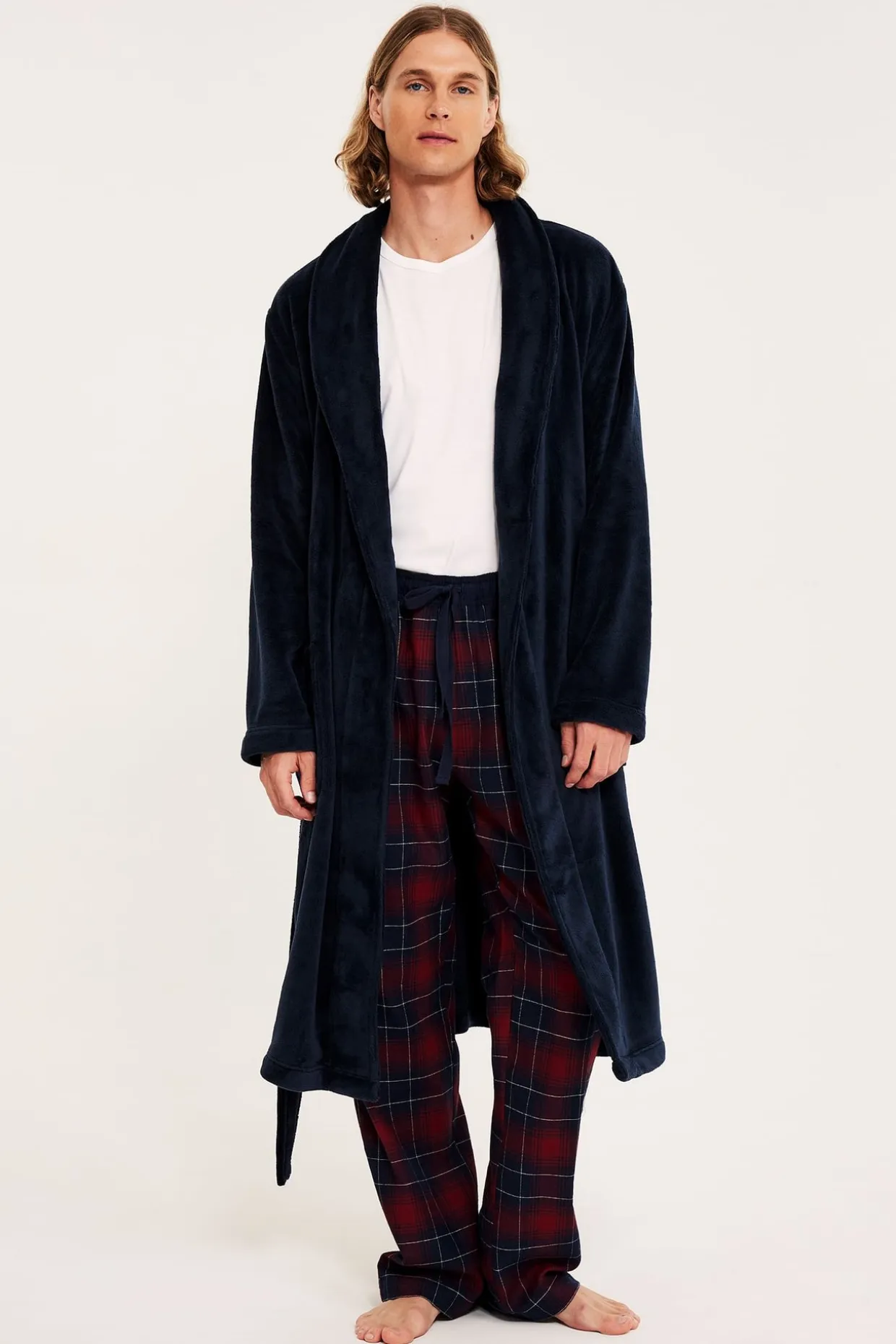 Morgonrock i fleece