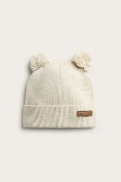 Mössa med pom poms