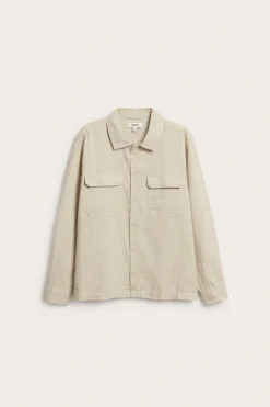 Overshirt i linnemix