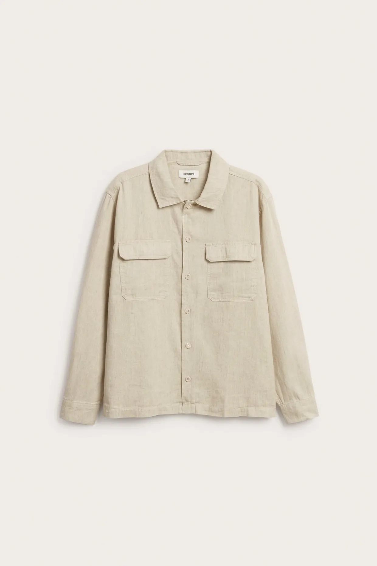 Overshirt i linnemix