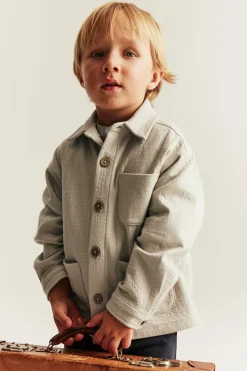Overshirt med krage