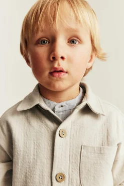 Overshirt med krage