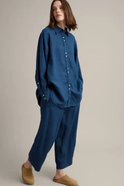 Oversized linneskjorta