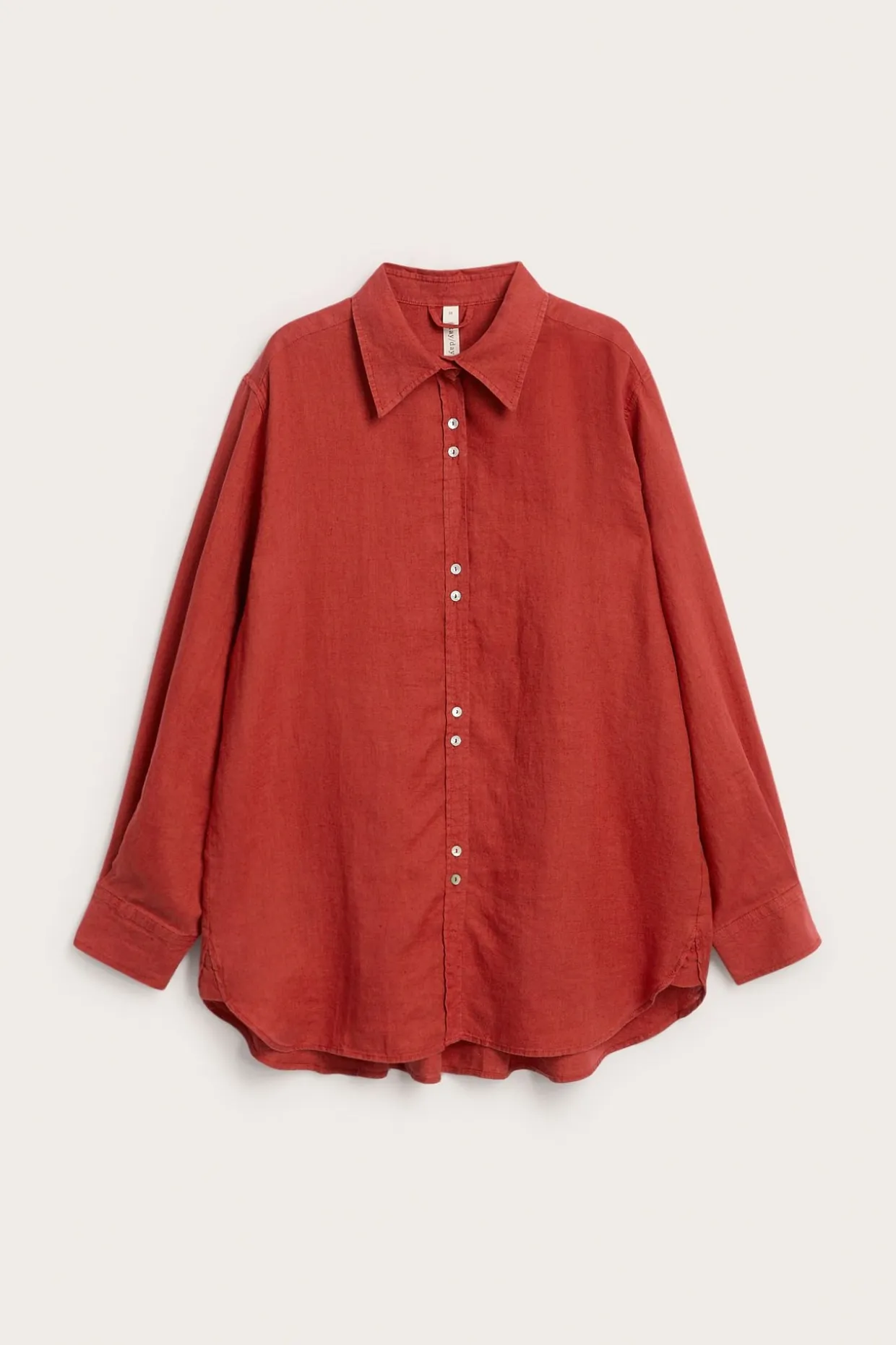 Oversized linneskjorta
