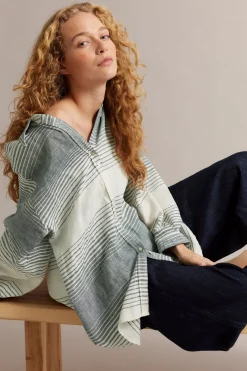 Oversized linneskjorta