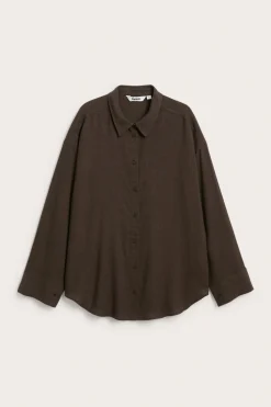 Oversized linneskjorta