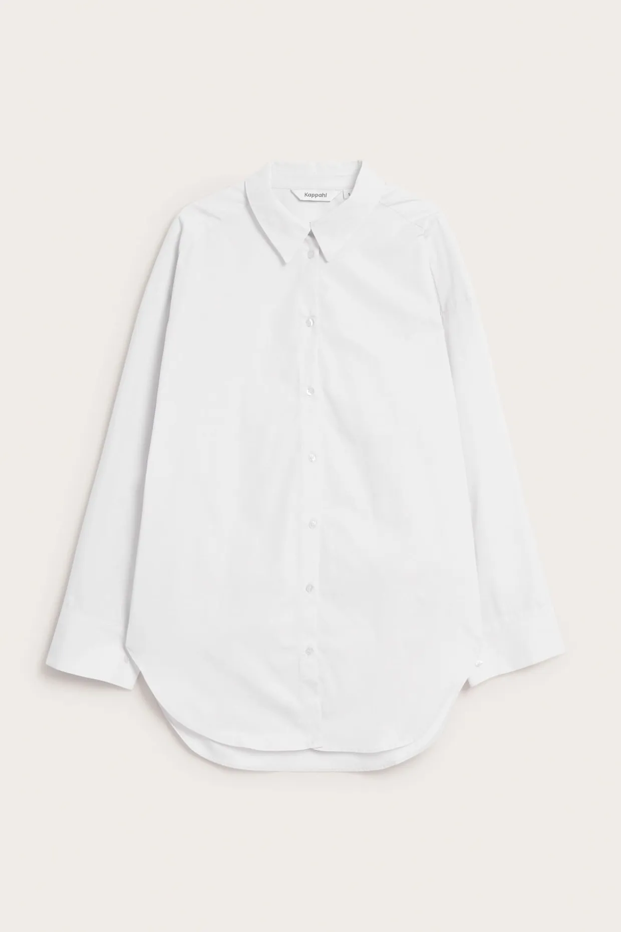 Oversized poplinskjorta