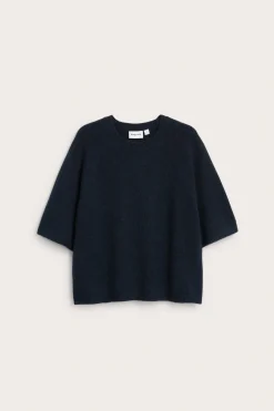 Oversized stickad t-shirt