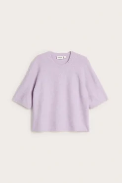 Oversized stickad t-shirt