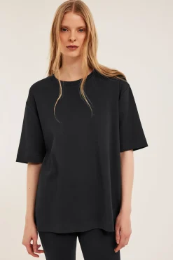 Oversized t-shirt i bomull