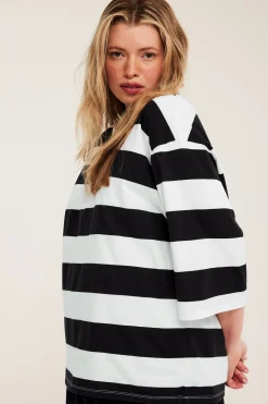 Oversized t-shirt i bomull