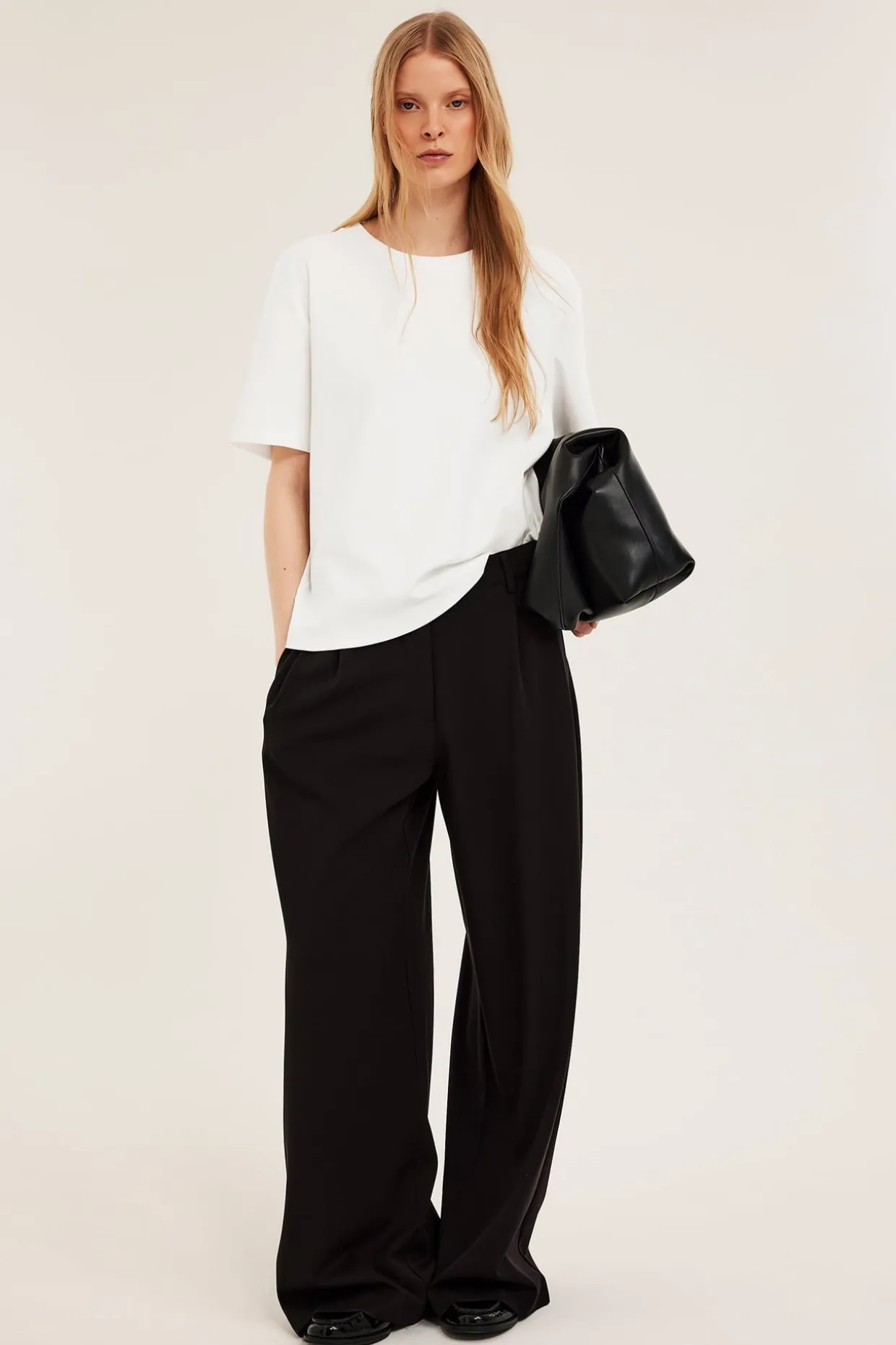 Oversized t-shirt i bomull